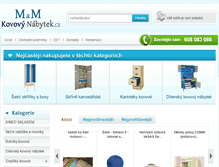 Tablet Screenshot of mam-kovovy-nabytek.cz